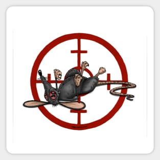 NIGHT RATS STUDIOS Rat Target Logo Sticker